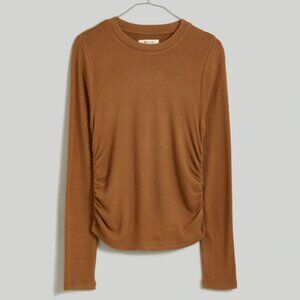 Brown Long Sleeve Women's Top